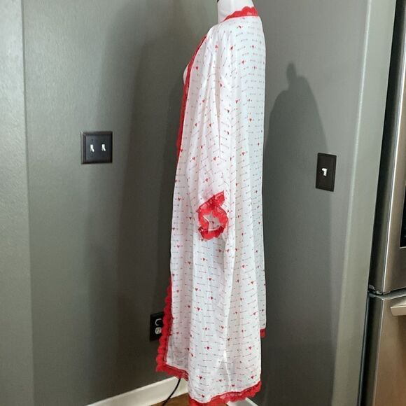 NWT Lularoe VALENTINE'S 2020 CHLOE Bohemian style overlay Kimono - Picture 8 of 11